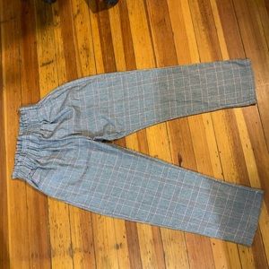 xl houndstooth pants with belt